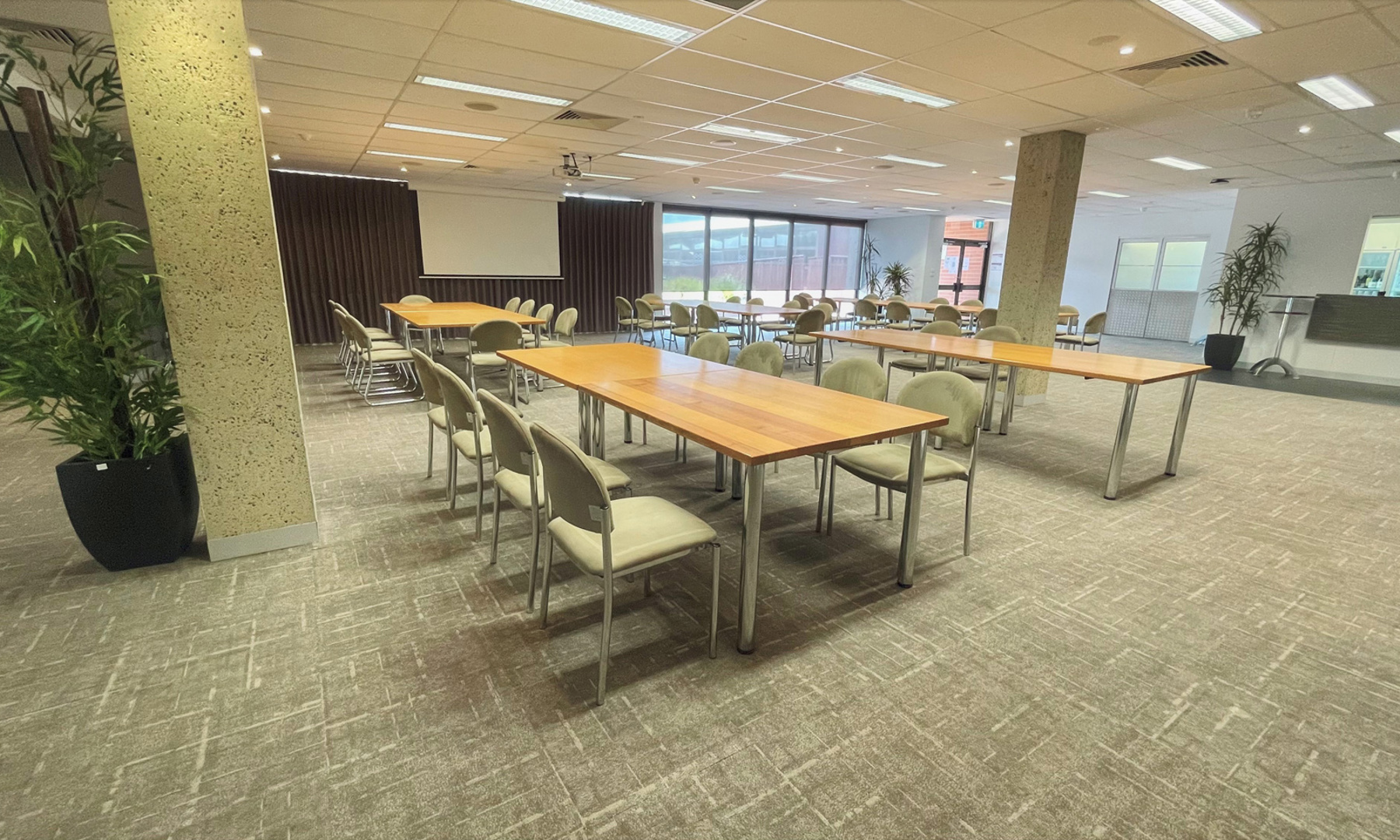 Conference Centre Ellen Smiddy Room tables