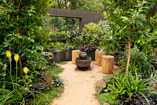 Award winning garden by student Oliver Ashworth-Matin